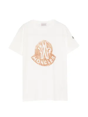 Moncler Enfant ロゴ Tシャツ | ホワイト | FARFETCH JP