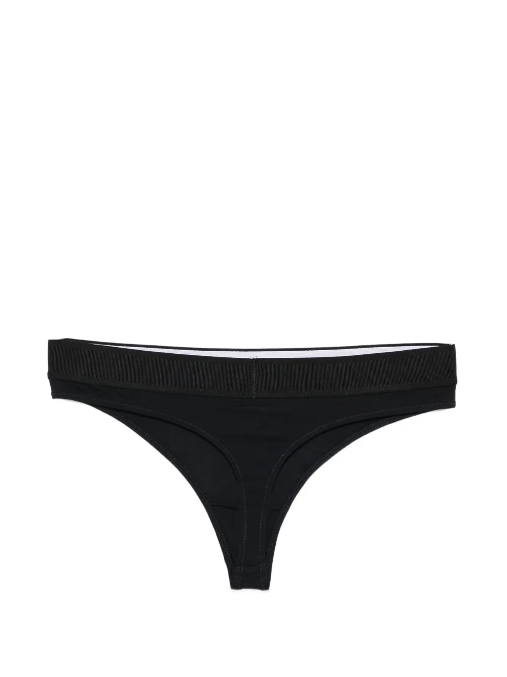 TOM FORD logo-waistband thong - Zwart