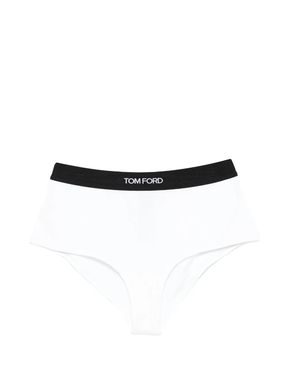 TOM FORD logo-waistband briefs - Bianco