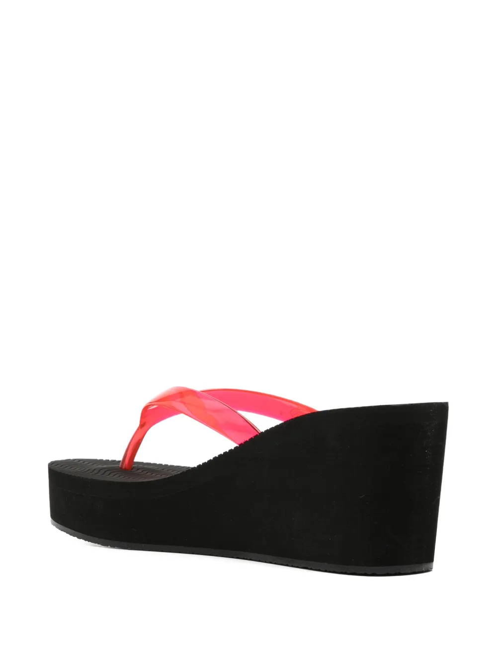 Ancient Greek Sandals Etheria wedge sandals Zwart