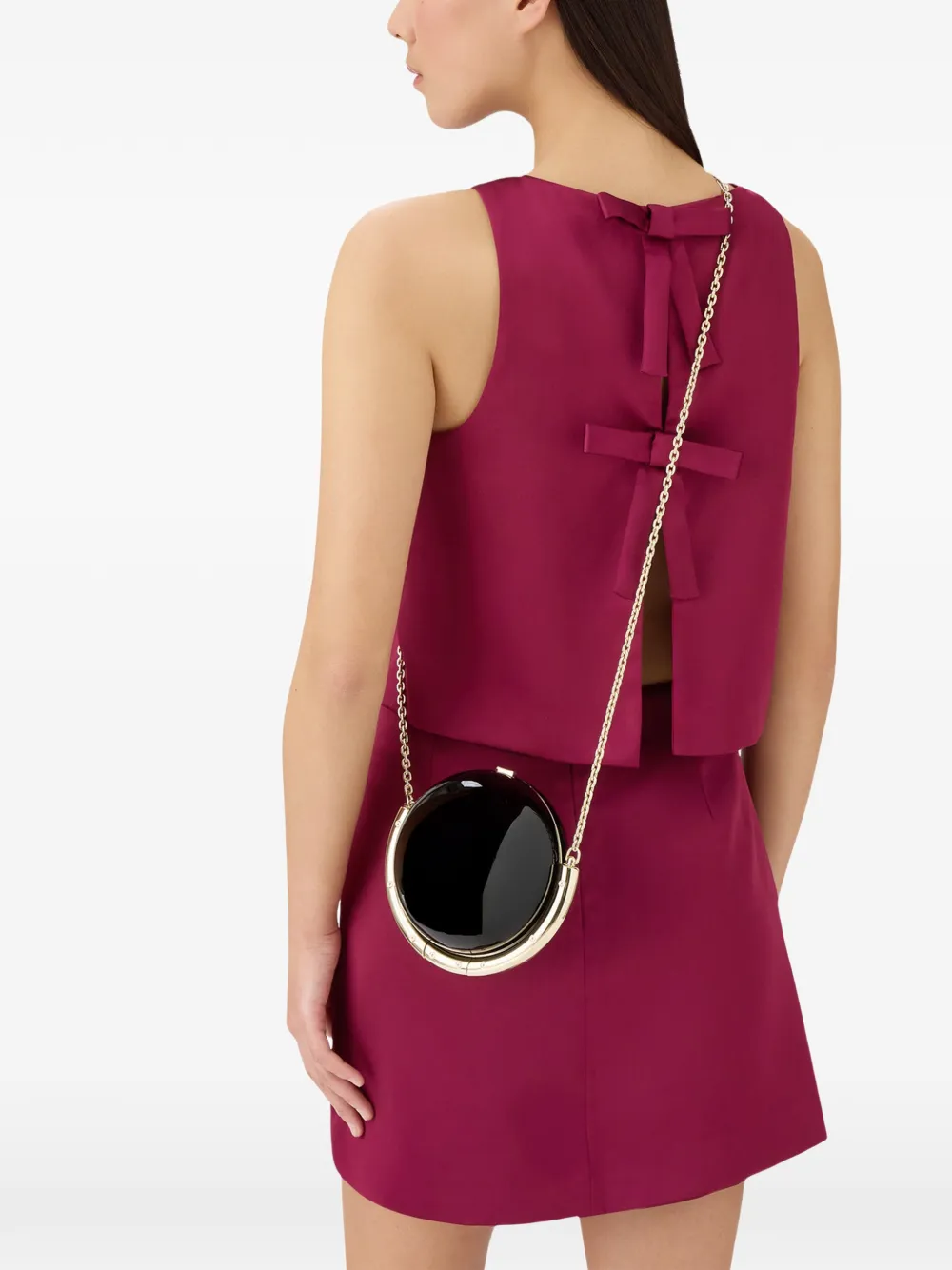  Furla Bandolera Sfera Mini Con Solapa - Negro 