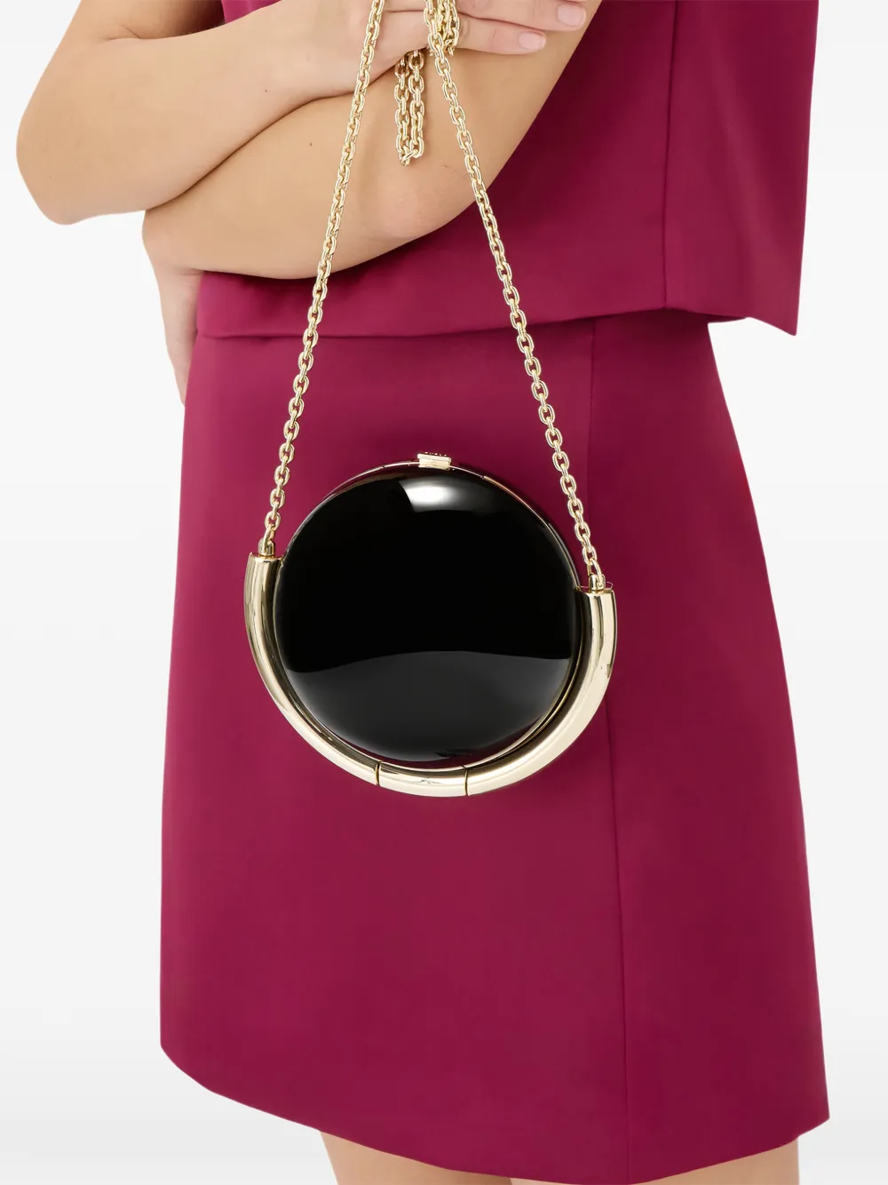  Furla Bandolera Sfera Mini Con Solapa - Negro 