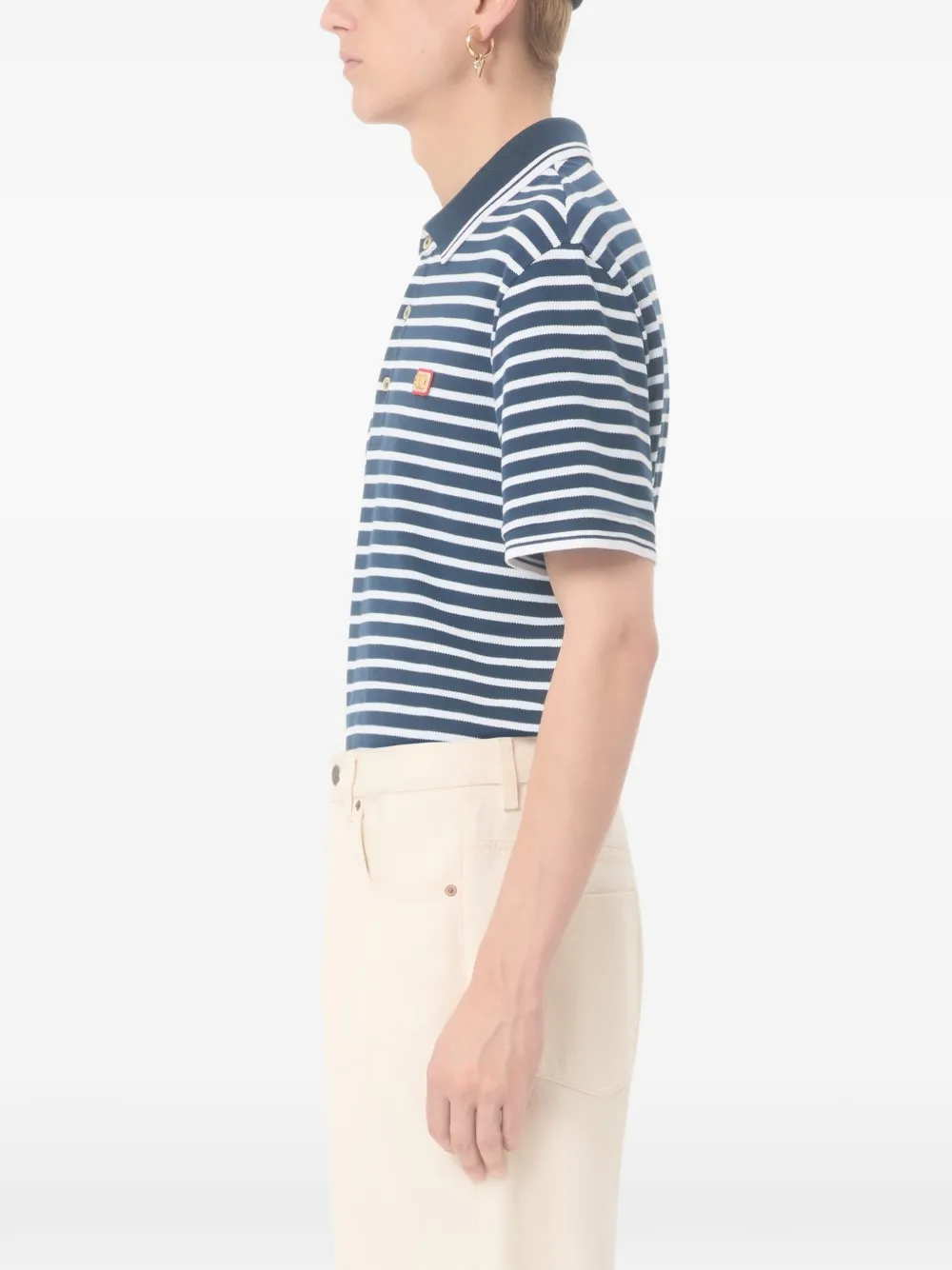 Valentino Garavani Poloshirt met VLogo-patch Blauw