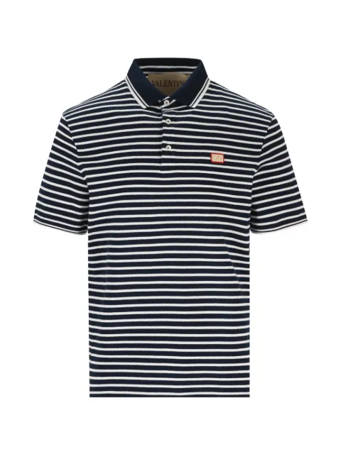Valentino Garavani Katoenen piqué poloshirt met VLogo-patch