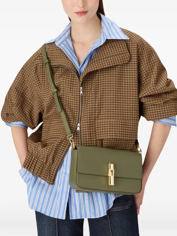 Furla Iride レザー ショルダーバッグ S | グリーン | FARFETCH JP