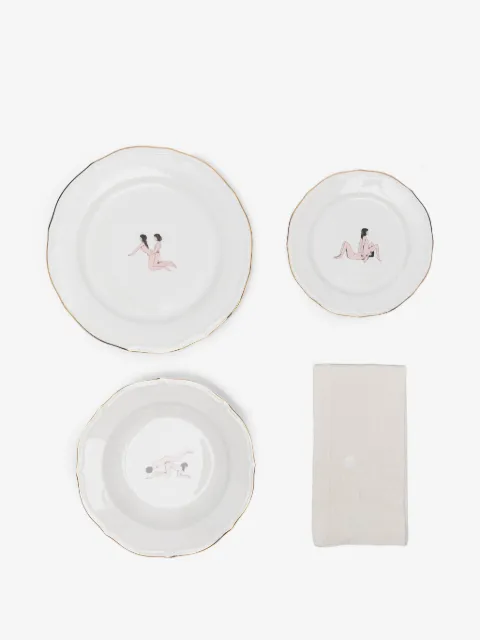 Seletti 오퍼드 접시 세트 4p