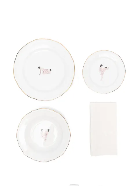 Seletti x Bruno Laurenzano Seikantai5271 - Inclined plate (set of four)