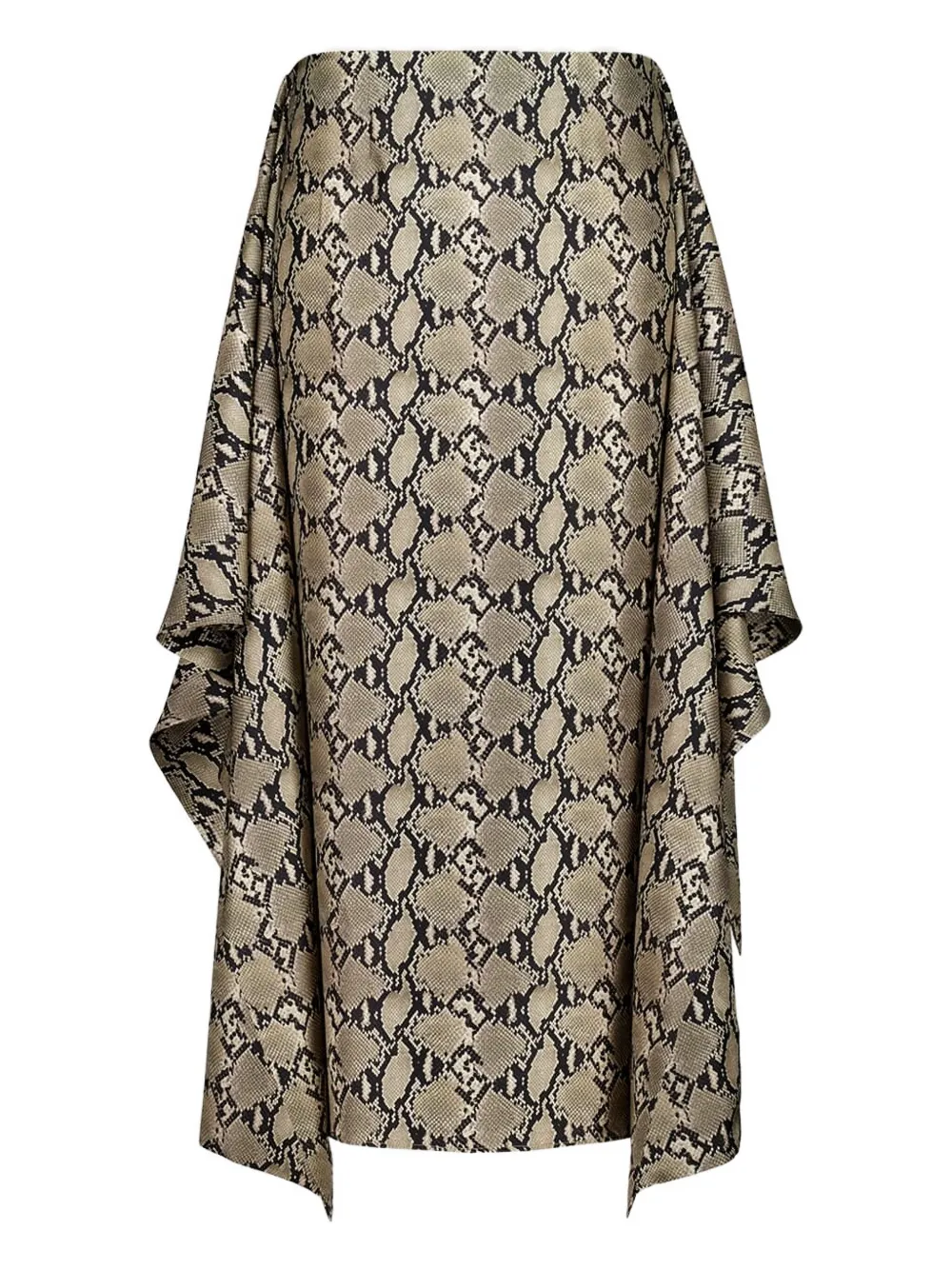 Paula Rock Mit Print In Nude