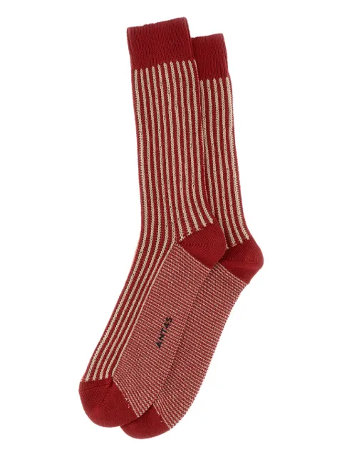 ANT45 Capri striped ribbed socks