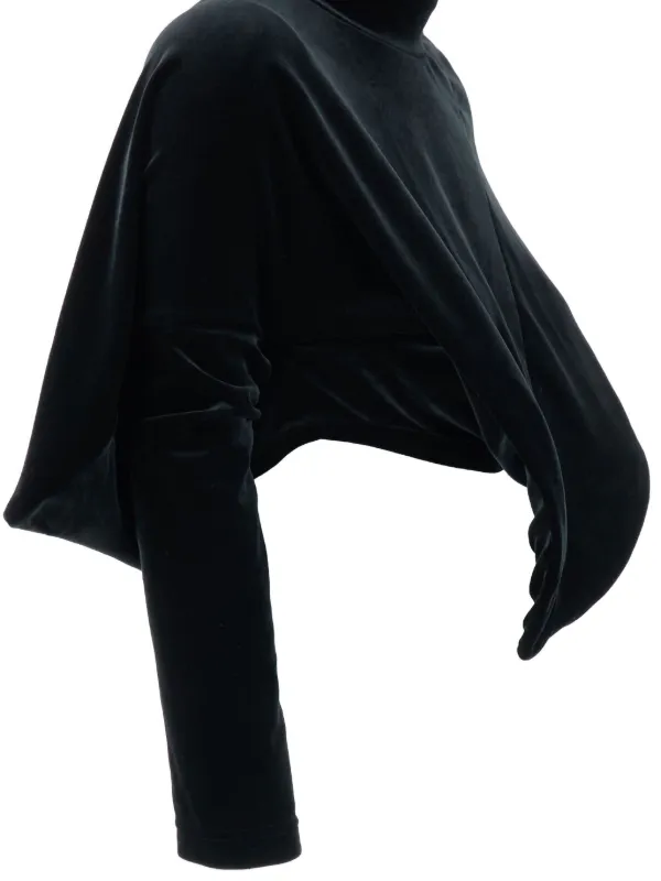 Junya Watanabe Asymmetric high-neck Top | Black | FARFETCH JO