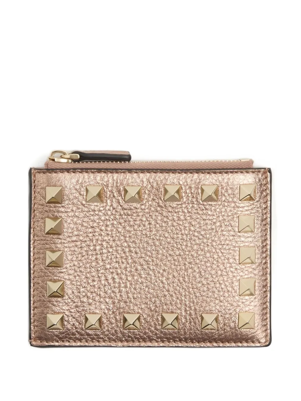 Valentino Garavani Portacarte Rockstud - Rosa