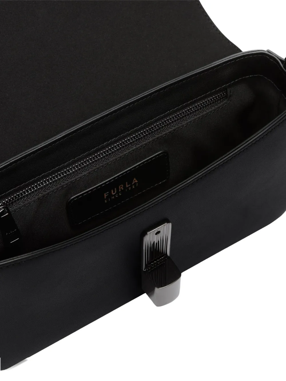 Furla Small Iride Leather Cross Body Bag In Blue