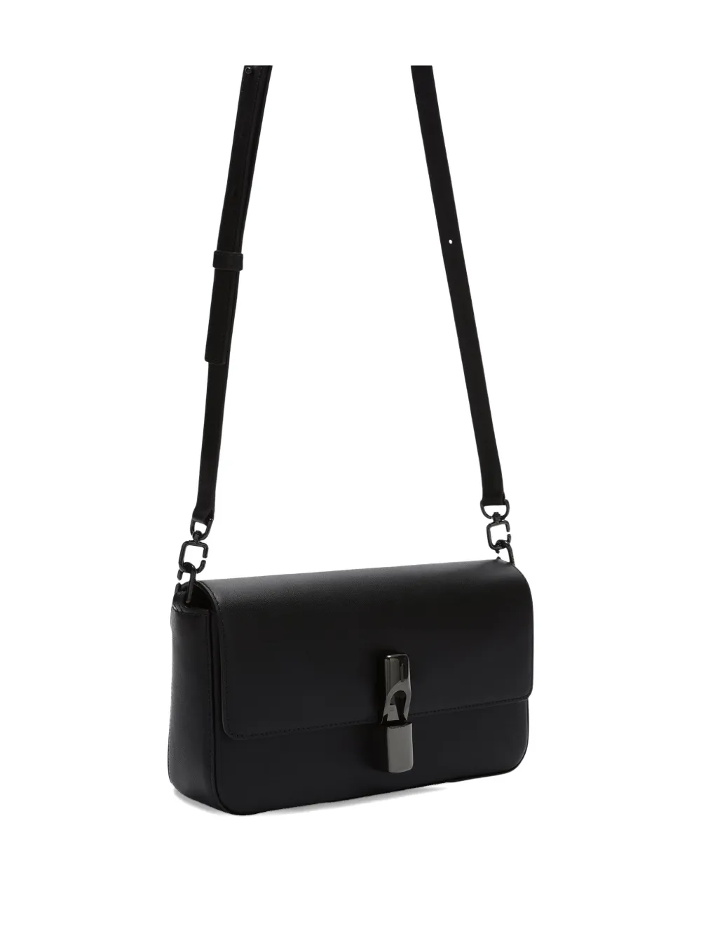 Furla Small Iride Leather Cross Body Bag In Blue