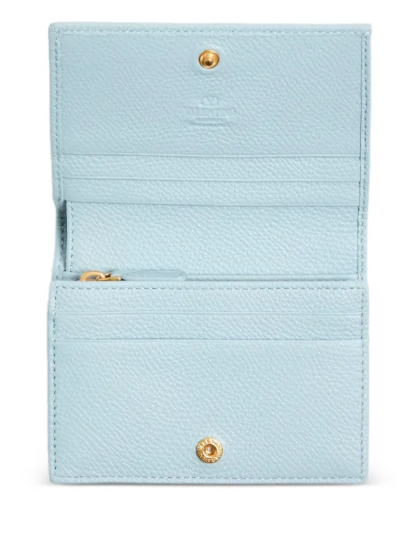 Valentino Garavani Cherryfic Grained Wallet | Blue | FARFETCH