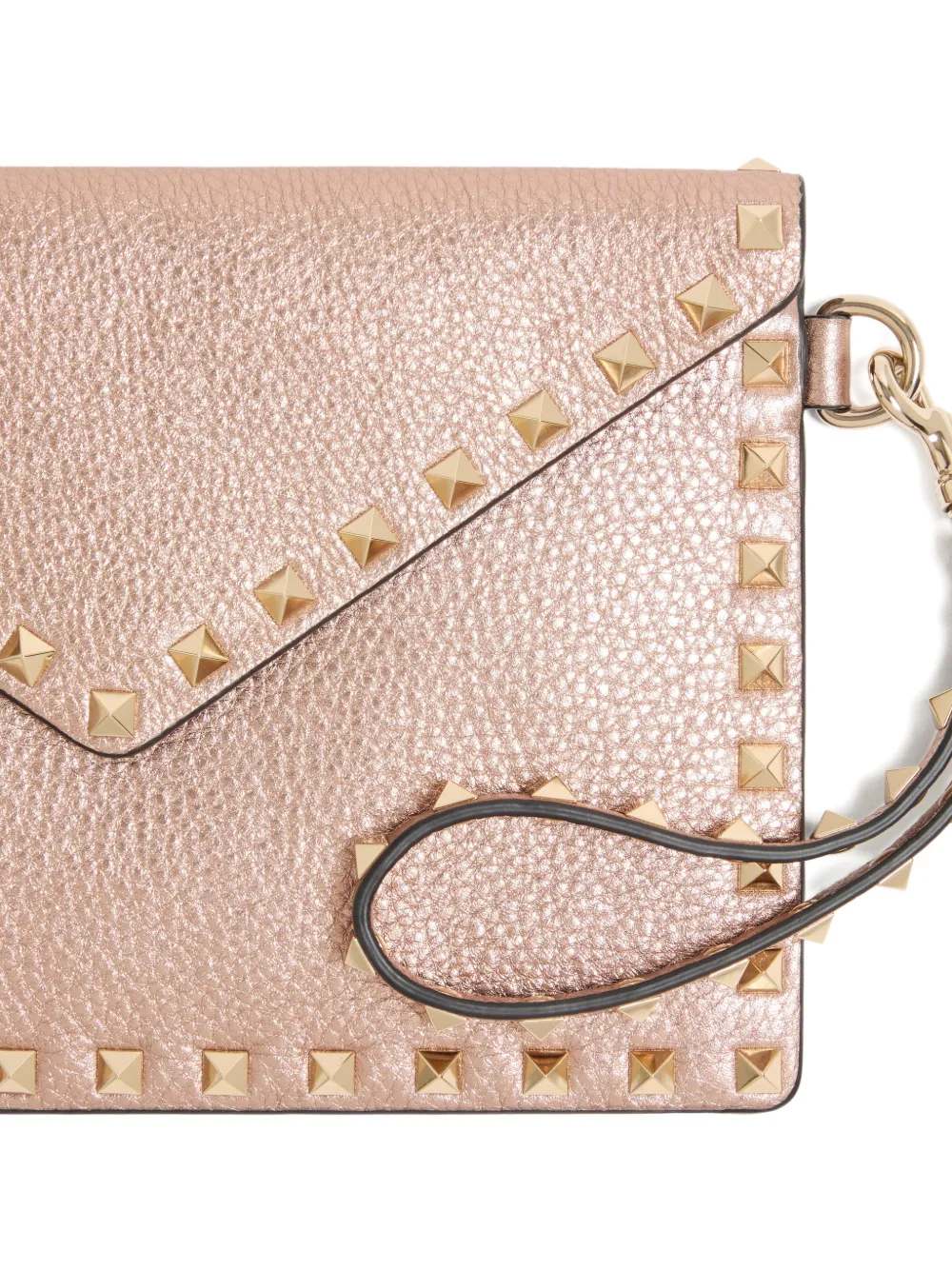 Valentino Garavani Rockstud clutch Roze
