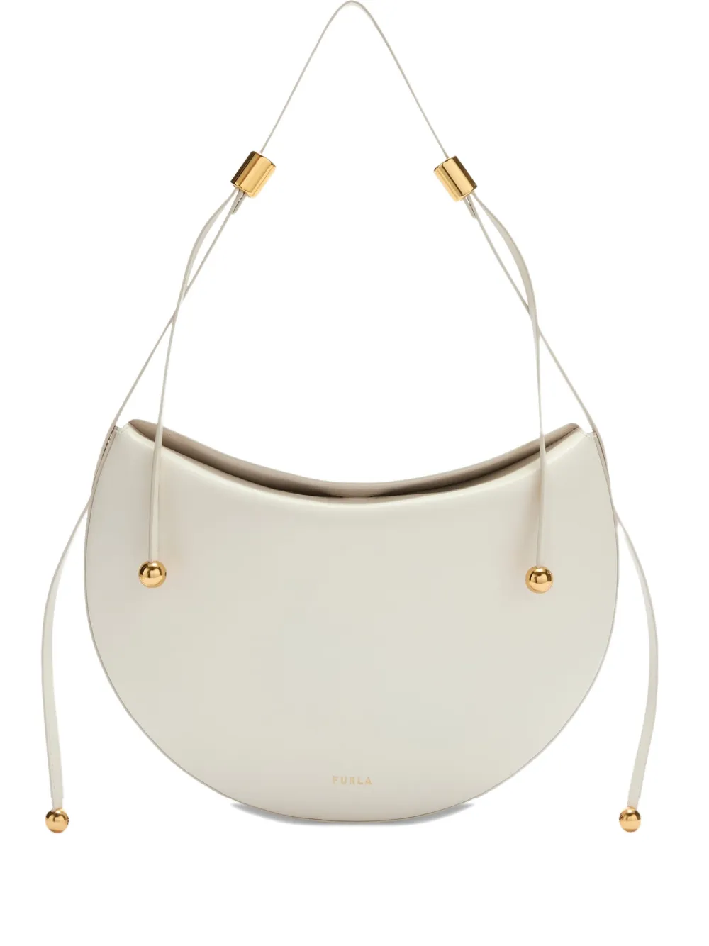Furla small Moonstone adjustable-strap shoulder bag - Bianco