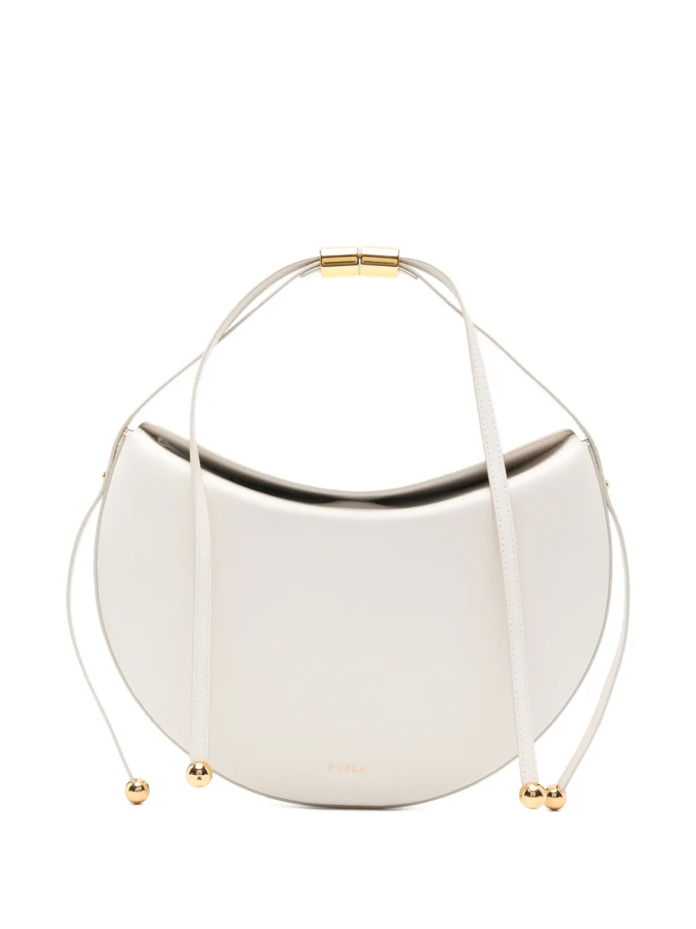 Furla small Moonstone adjustable-strap shoulder bag - Bianco