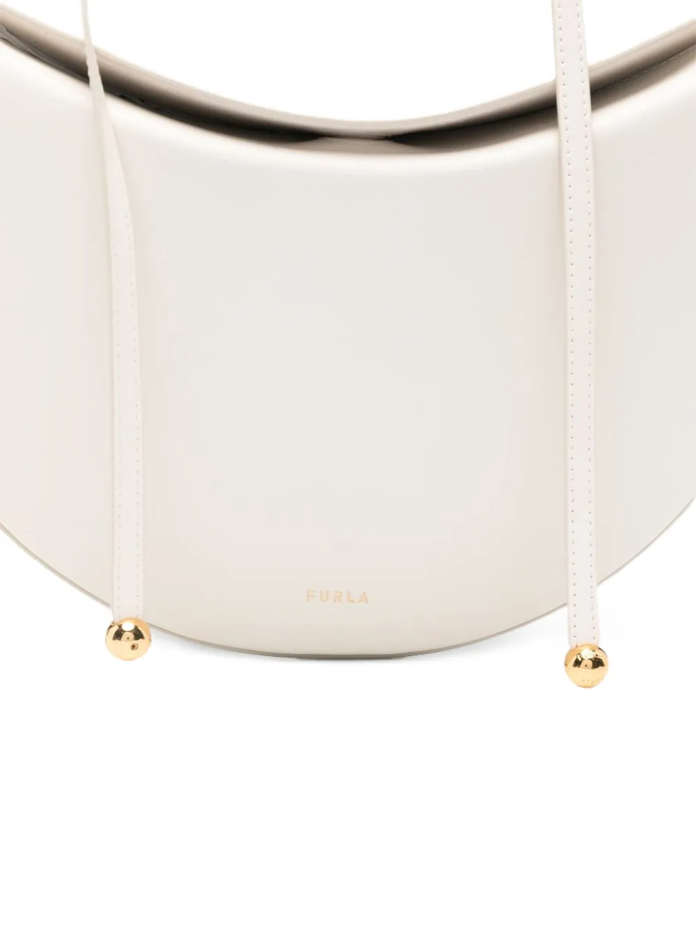 Furla Kleine Moonstone schoudertas met verstelbaar bandje Beige