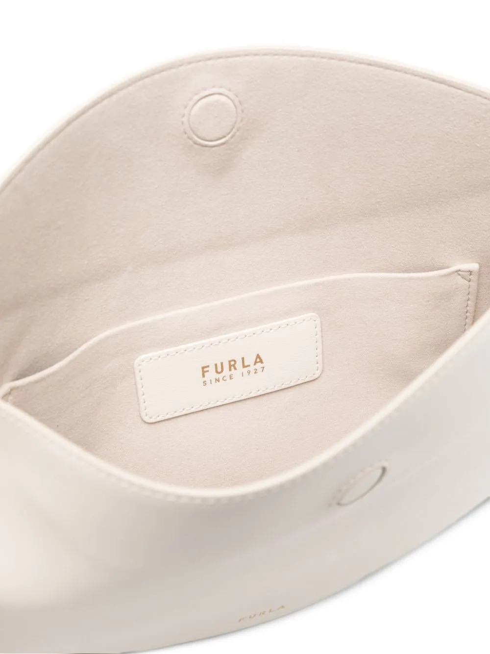 Furla Kleine Moonstone schoudertas met verstelbaar bandje Beige