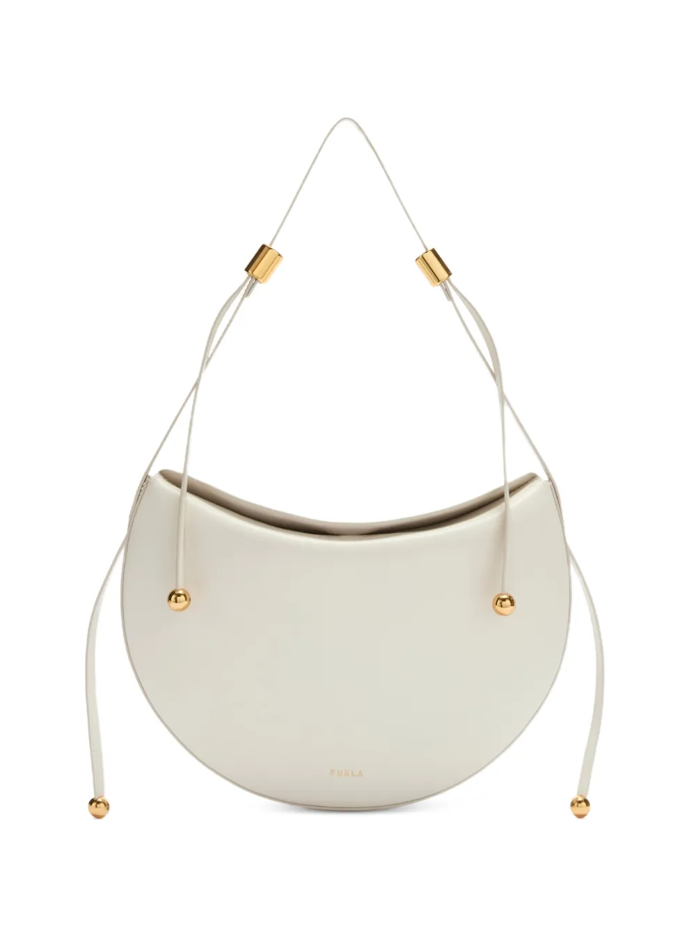 Furla Kleine Moonstone schoudertas met verstelbaar bandje Beige