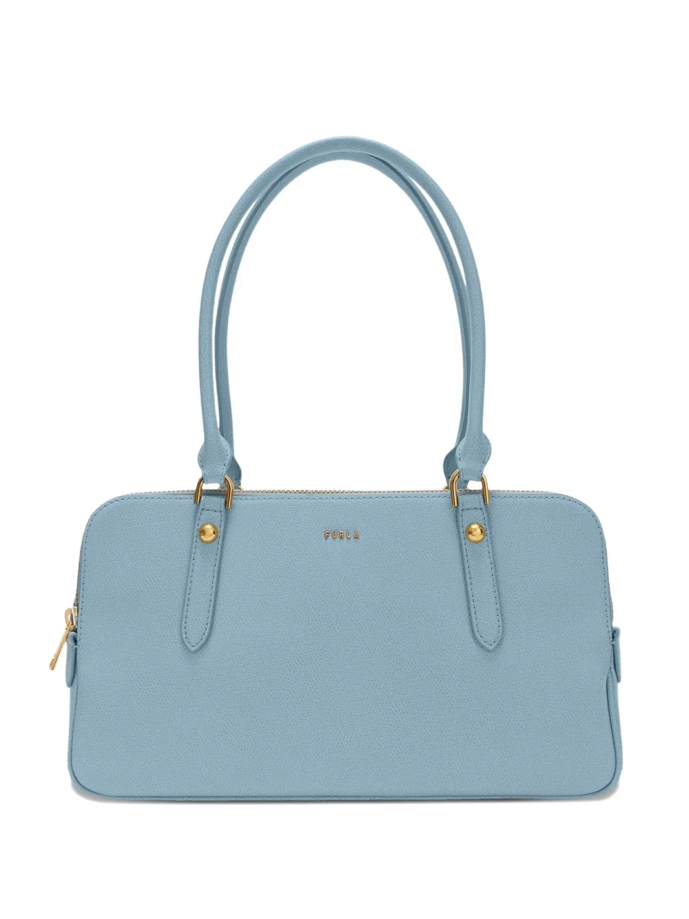 Furla Borsa tote Boston media in pelle - Blu
