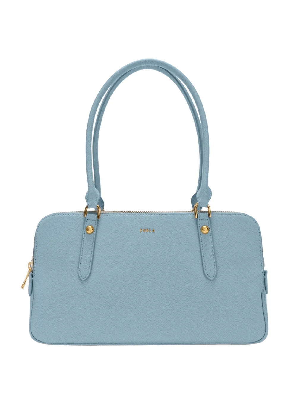 Furla Borsa tote Boston media in pelle - Blu