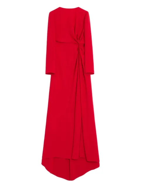 Valentino Garavani Cady Couture ruched maxi dress