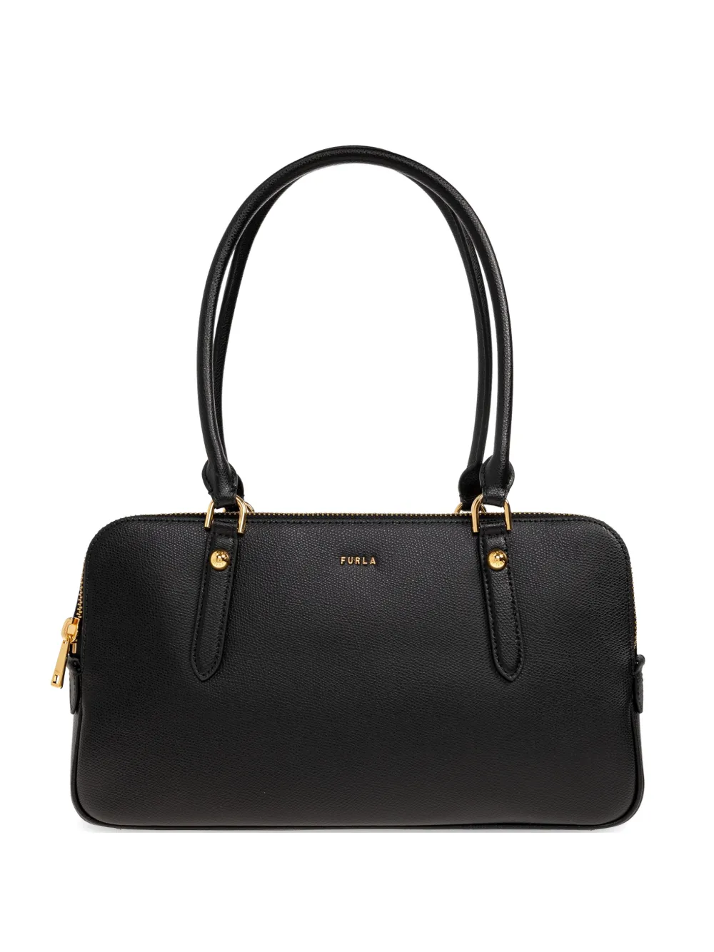 Furla Borsa tote Boston media in pelle - Nero
