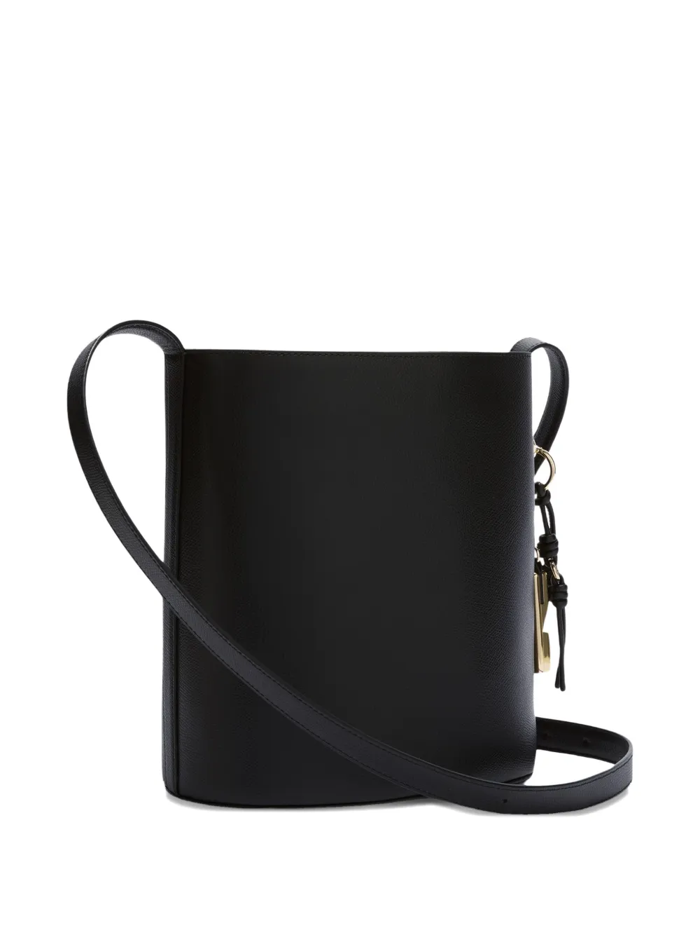 Furla Small Roxie Leather Bucket Bag In Black