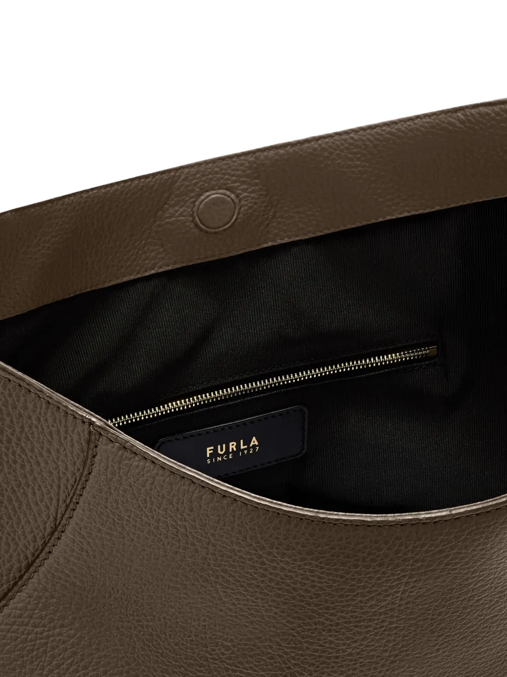 Furla Lara grote schoudertas Bruin
