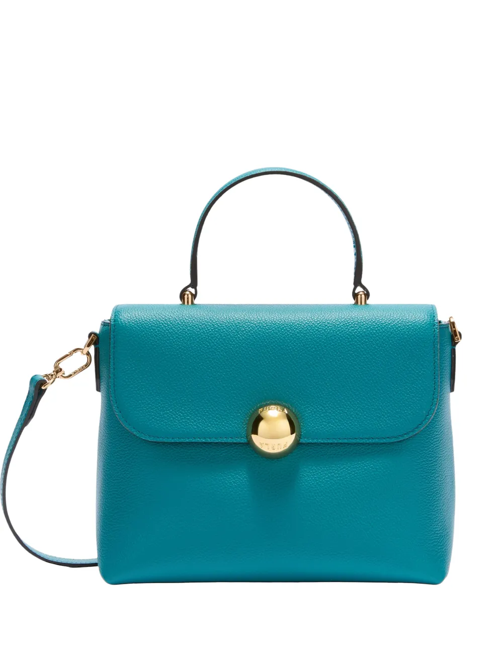 Furla Kleiner Moonlight Tote Bag mit Klappe - Blau