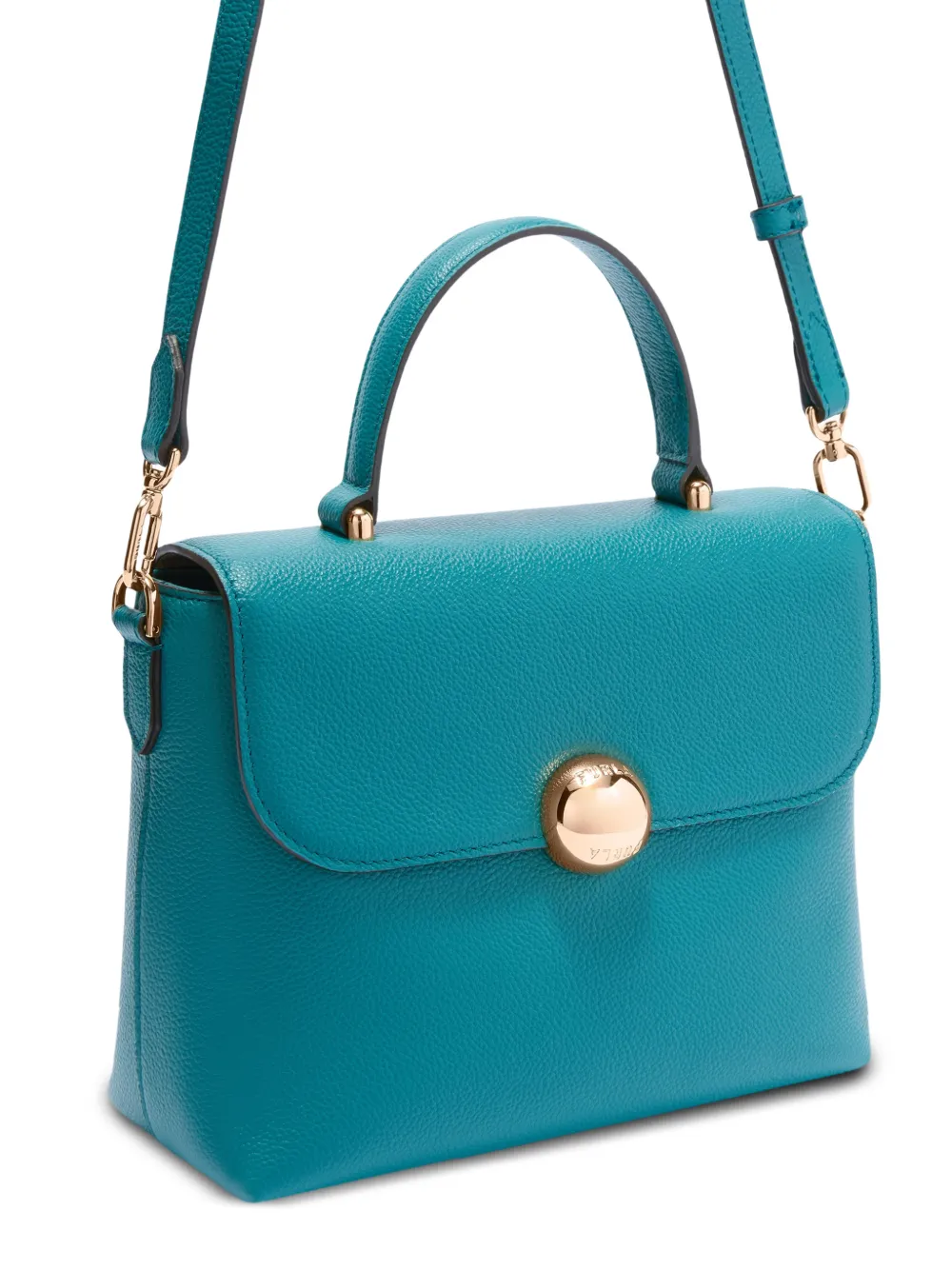 Furla Moonlight kleine shopper met omslag Blauw