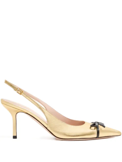 Valentino Garavani Bepointy slingback pumps met strik