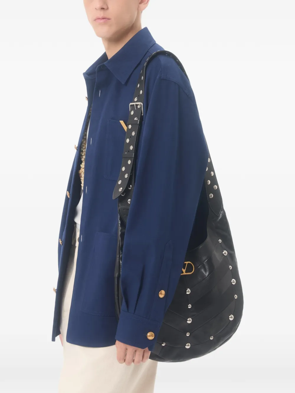 Valentino Garavani シャツジャケット | ブルー | FARFETCH JP