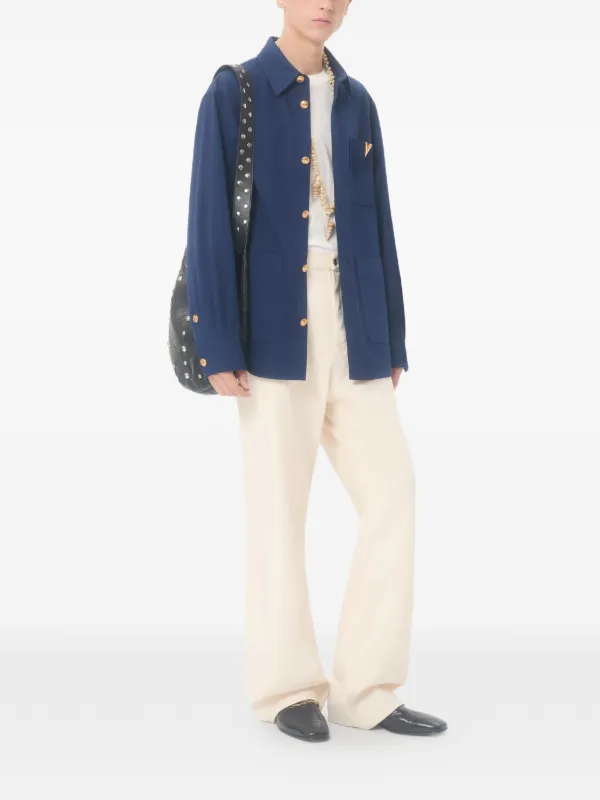 VALENTINO GARAVANI(ヴァレンティノ・ガラヴァーニ) ジャケット Valentino Garavani シャツジャケット | ブルー | FARFETCH JP