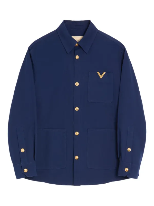 VALENTINO GARAVANI(ヴァレンティノ・ガラヴァーニ) ジャケット Valentino Garavani シャツジャケット | ブルー | FARFETCH JP