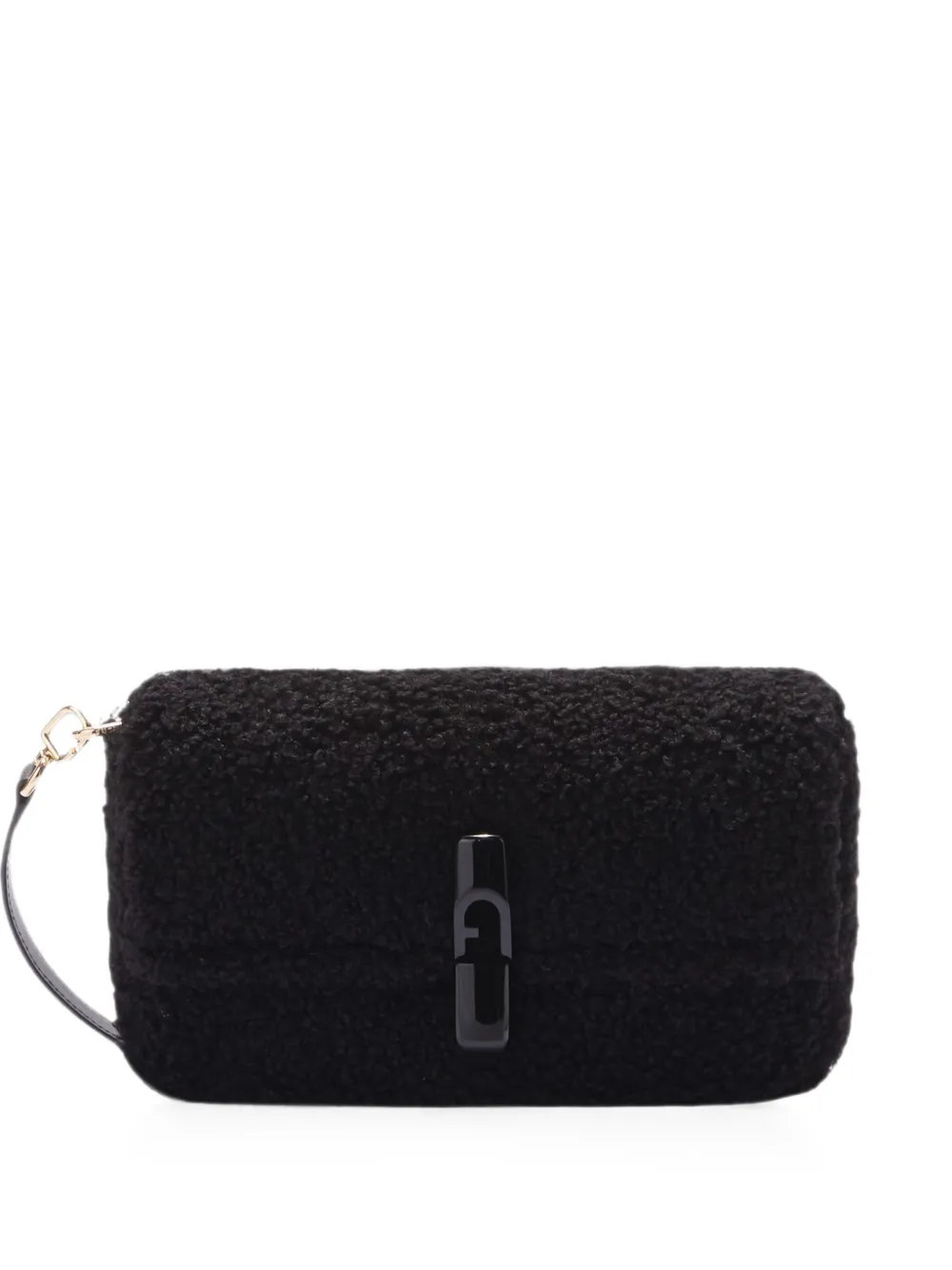 Furla Kleine Iride crossbodytas met pailletten Zwart