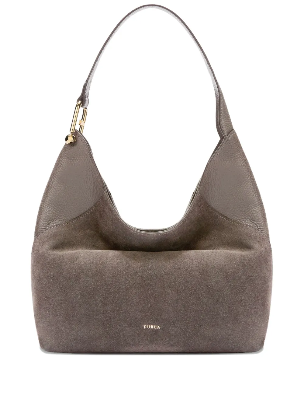 Furla M Lara logo-detail shoulder bag - Grau