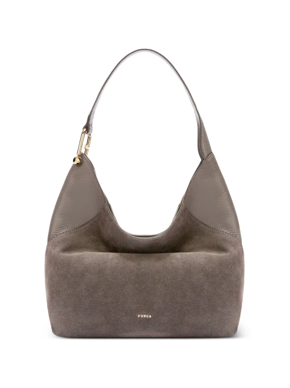 Furla M Lara logo-detail shoulder bag - Grau