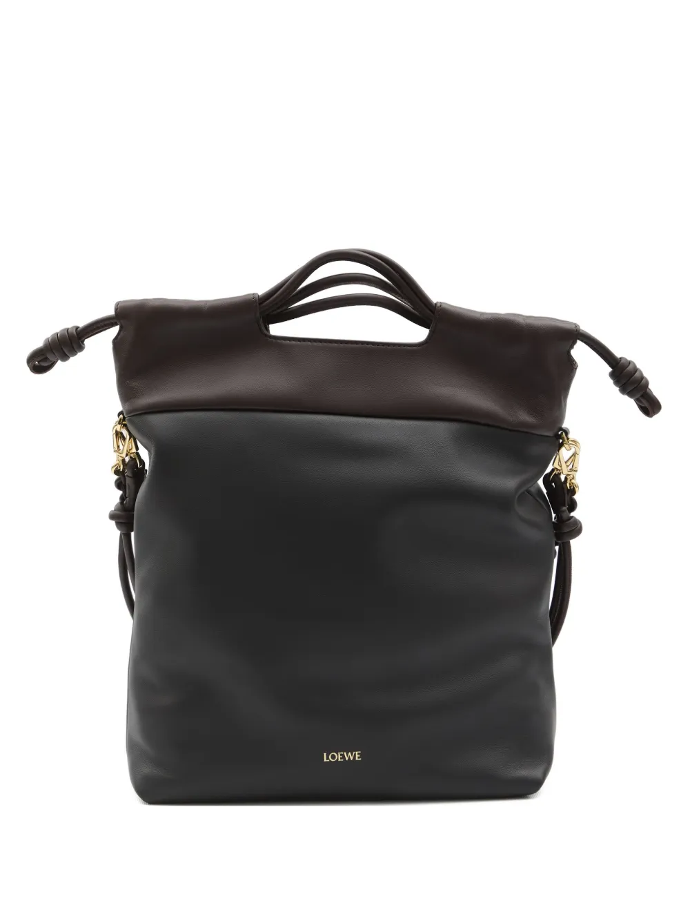 LOEWE フラメンコ ノット ハンドバッグ - ブラック