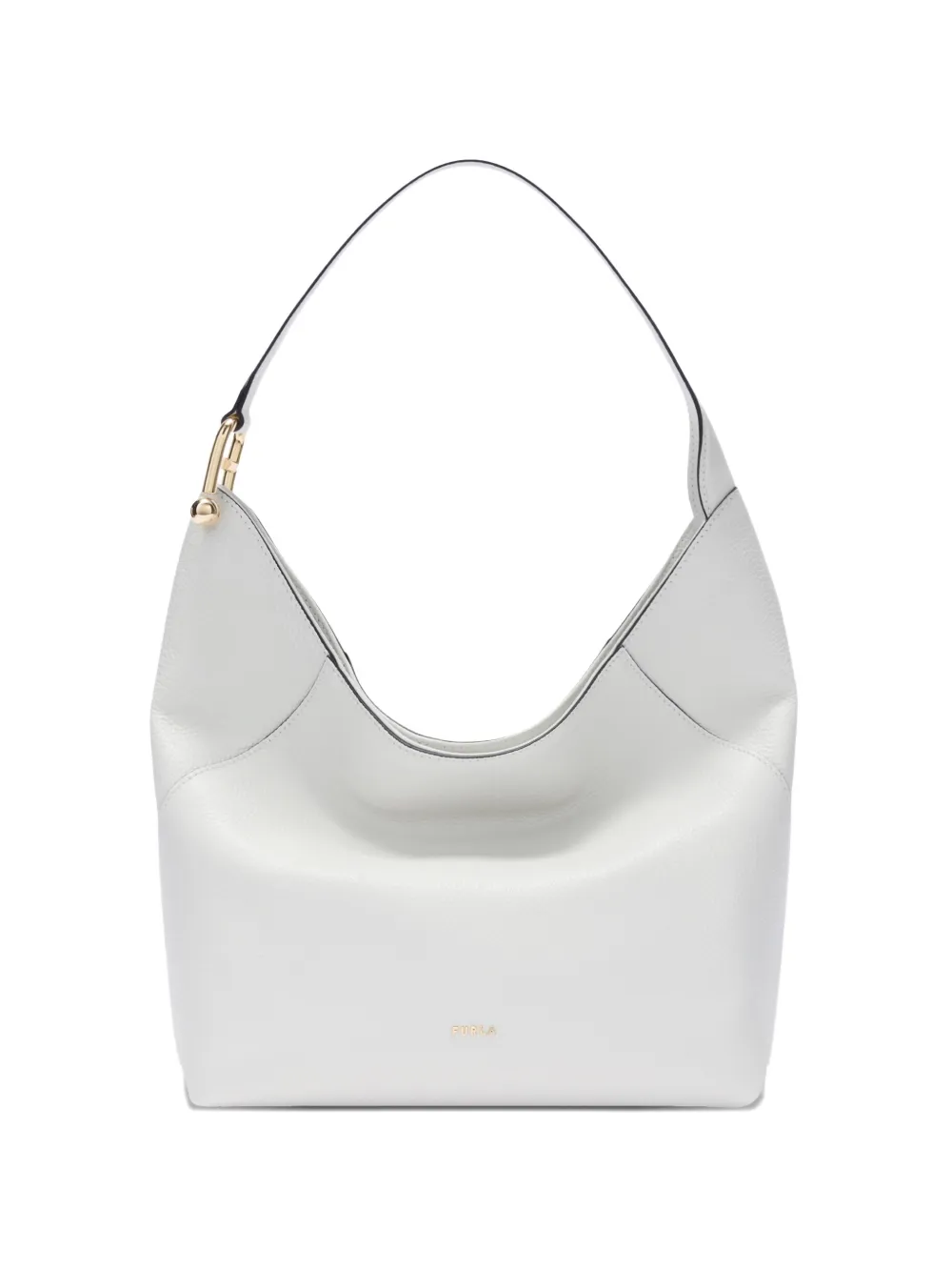 Furla M Lara leather shoulder bag - Bianco