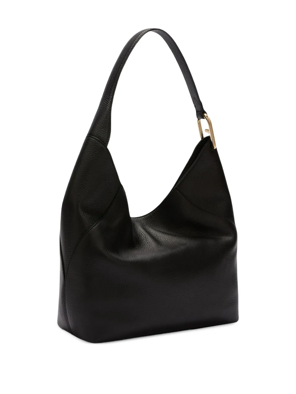Furla M Lara leren schoudertas Zwart