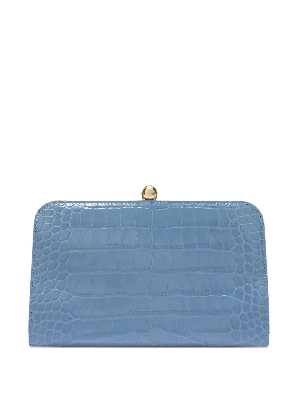 Furla Clutch Alba con effetto coccodrillo - Blu