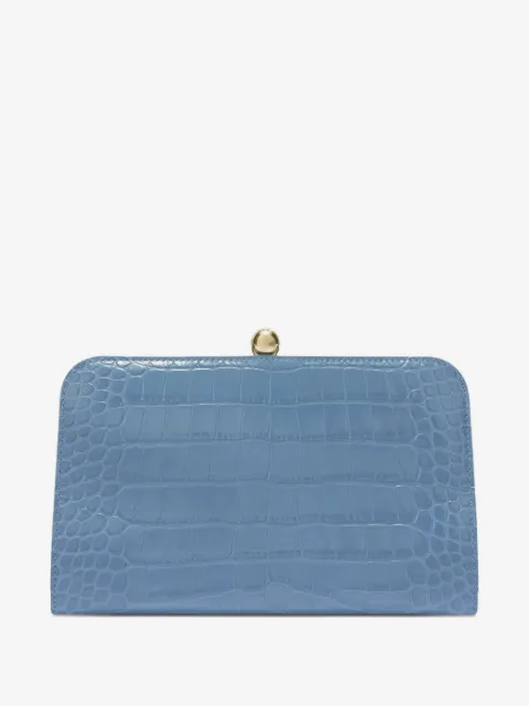 Furla Alba Clutch mit Kroko-Struktur