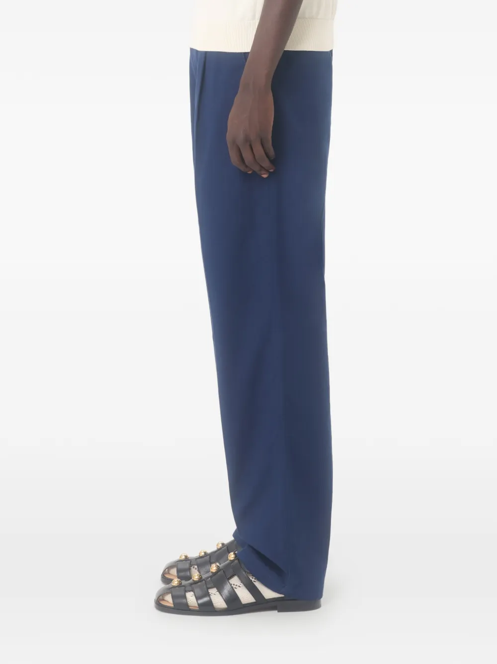 Valentino Garavani VLogo Signature katoenen broek Blauw