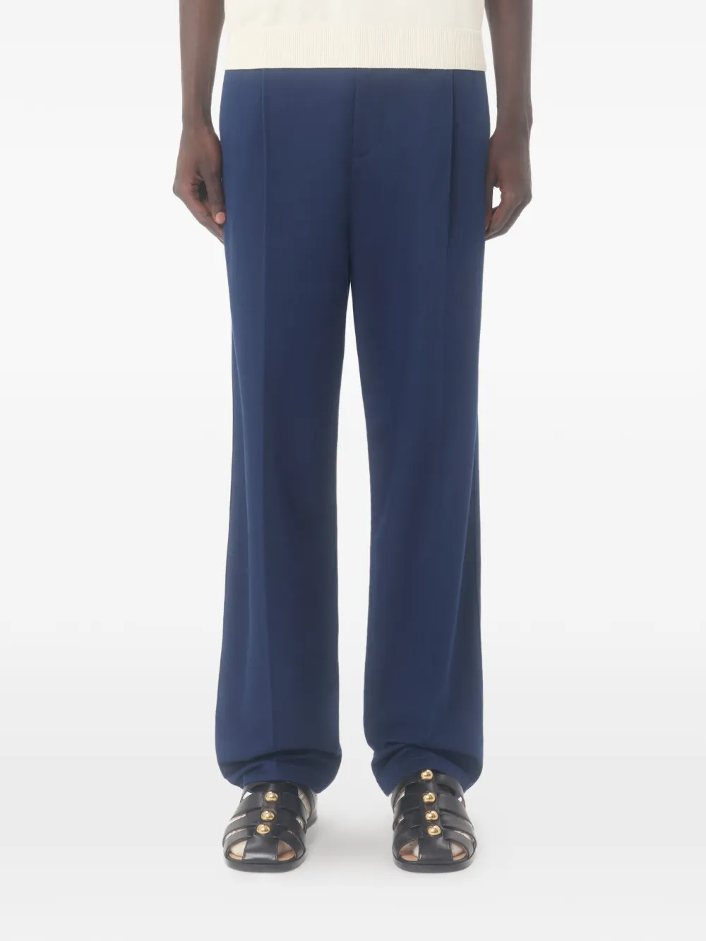 Valentino Garavani VLogo Signature katoenen broek Blauw