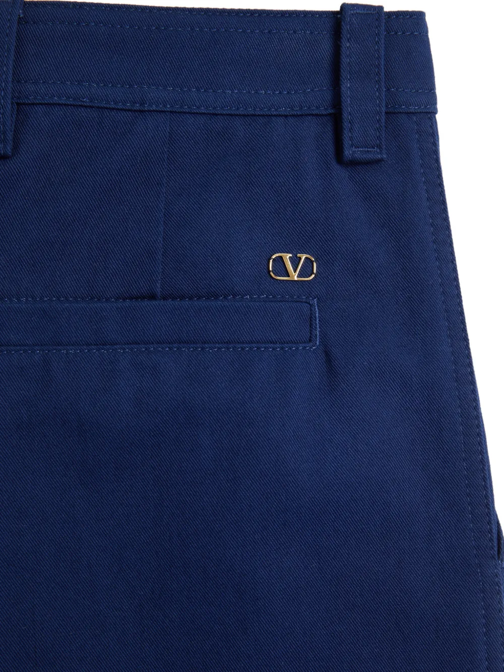 Valentino Garavani VLogo Signature katoenen broek Blauw