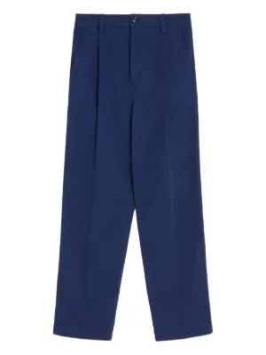 Sacai クリップベルト ワイドパンツ | ブルー | FARFETCH JP