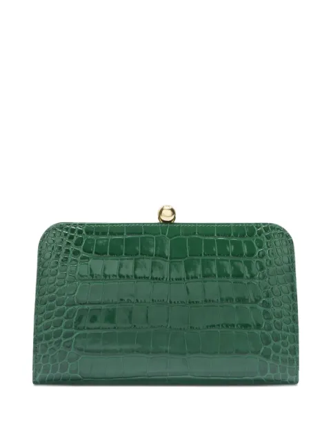 Furla small Alba croc-effect clutch