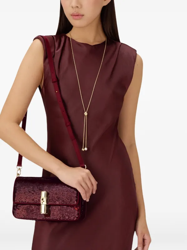 Furla Iride スパンコール ショルダーバッグ | レッド | FARFETCH JP